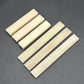SAPHUE 6 String Acoustic Guitar Bone Bridge Saddle and Nut Made of Real Bone Pack of 2 Sets 4pcs(2 set Acousitc Bone Saddle and Nut)