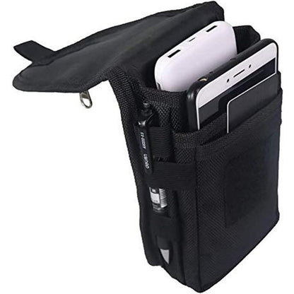 Cell Phone Belt Holster, Multi-Purpose Pouch, Tool Holder, Tactical Molle Carrying Case, Waist Pocket for Hiking & Rescue