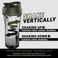 HELIMIX 2.0 Vortex Blender Shaker Bottle Holds upto 28oz | No Blending Ball or Whisk | USA Made | Portable Pre Workout Whey Protein Drink Shaker Cup | Mixes Cocktails Smoothies Shakes | Top Rack Safe