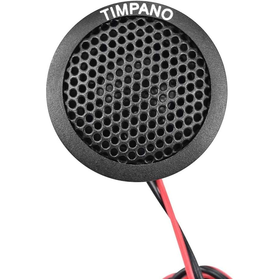 Buy now Timpano TPT-ST1 Dome Tweeter, 1 Inch Tweeter Set for Car Audio, Angle or Surface Mount Tweeters, 4 Ohm Soft Dome 180 Watts for Pro Car Audio (Pair) at indiglob india