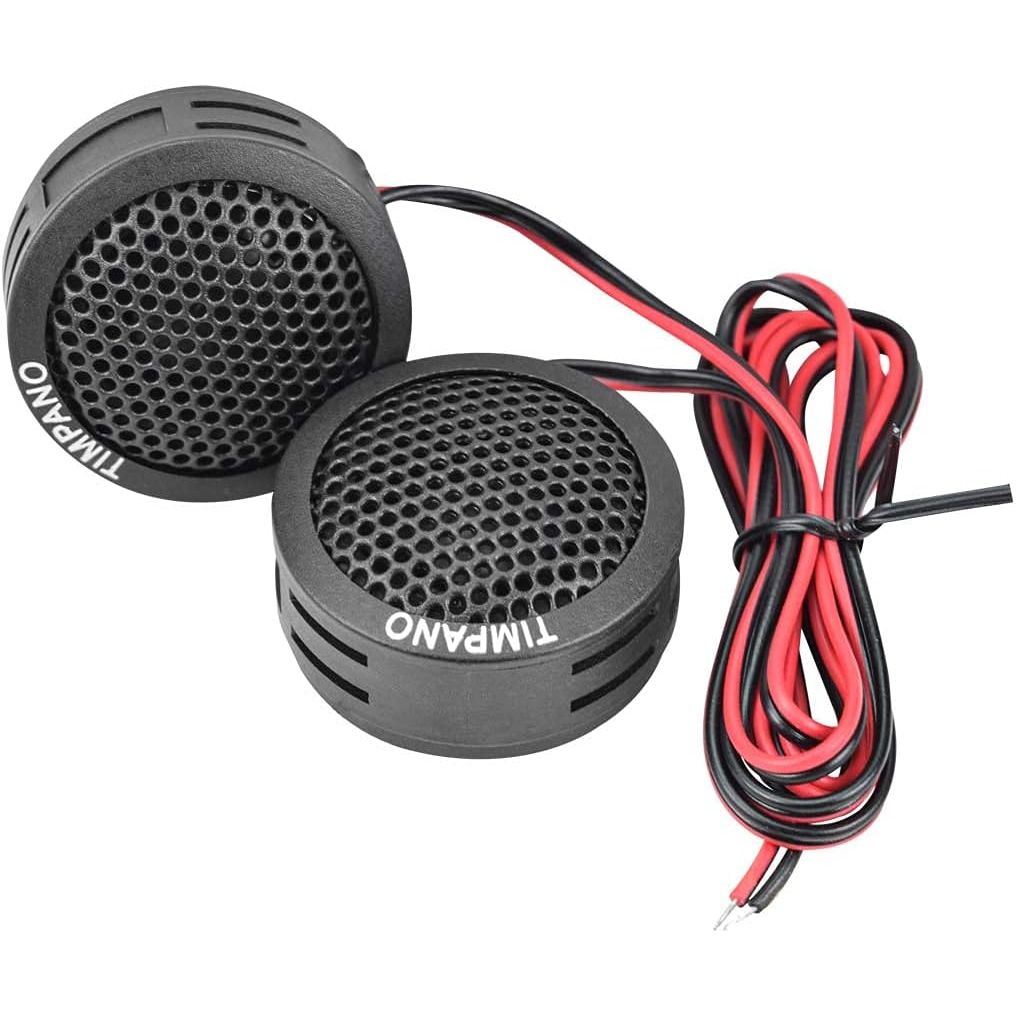 Buy now Timpano TPT-ST1 Dome Tweeter, 1 Inch Tweeter Set for Car Audio, Angle or Surface Mount Tweeters, 4 Ohm Soft Dome 180 Watts for Pro Car Audio (Pair) at indiglob india