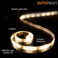 Buy now echosari Battery Powered Led Strip Lights with Remote Warm White, 8 Modes, Dimmable, Timer, Self-Adhesive, Cuttable, Waterproof, 9.8FT 90Led Strip Lights for TV Kitchen Cupboard Bedroom Decor at indiglob india