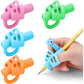 BUSHIBU Pencil Grips for Kids Handwriting, Toddler Pencil Grip, Pen Grips Trainer for Beginners Preschoolers Kindergarten Children(4 PCS)