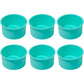 Silicone Mini Round Cake Molds, 4 Inch, Blue, Reusable, Non-Stick, Microwave, Oven, Freezer Safe