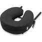 Saloniture Adjustable Massage Table Face Cradle and Pillow 3" Foam - Black