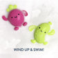 Buy now Itzy Ritzy Wind-Up Swimming Bath Toys – Set of 2 Wind-Up Floating Bath Toys - Water Playtime Set for Tub or Pool, Designed for Ages 6 Months and Up (Pickle & Beet) at indiglob india