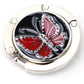 FOME Handbag Hanger - Set of 4 Foldable Purse Hooks, Mixed Color, Butterfly Shape, 1.77x3.54in
