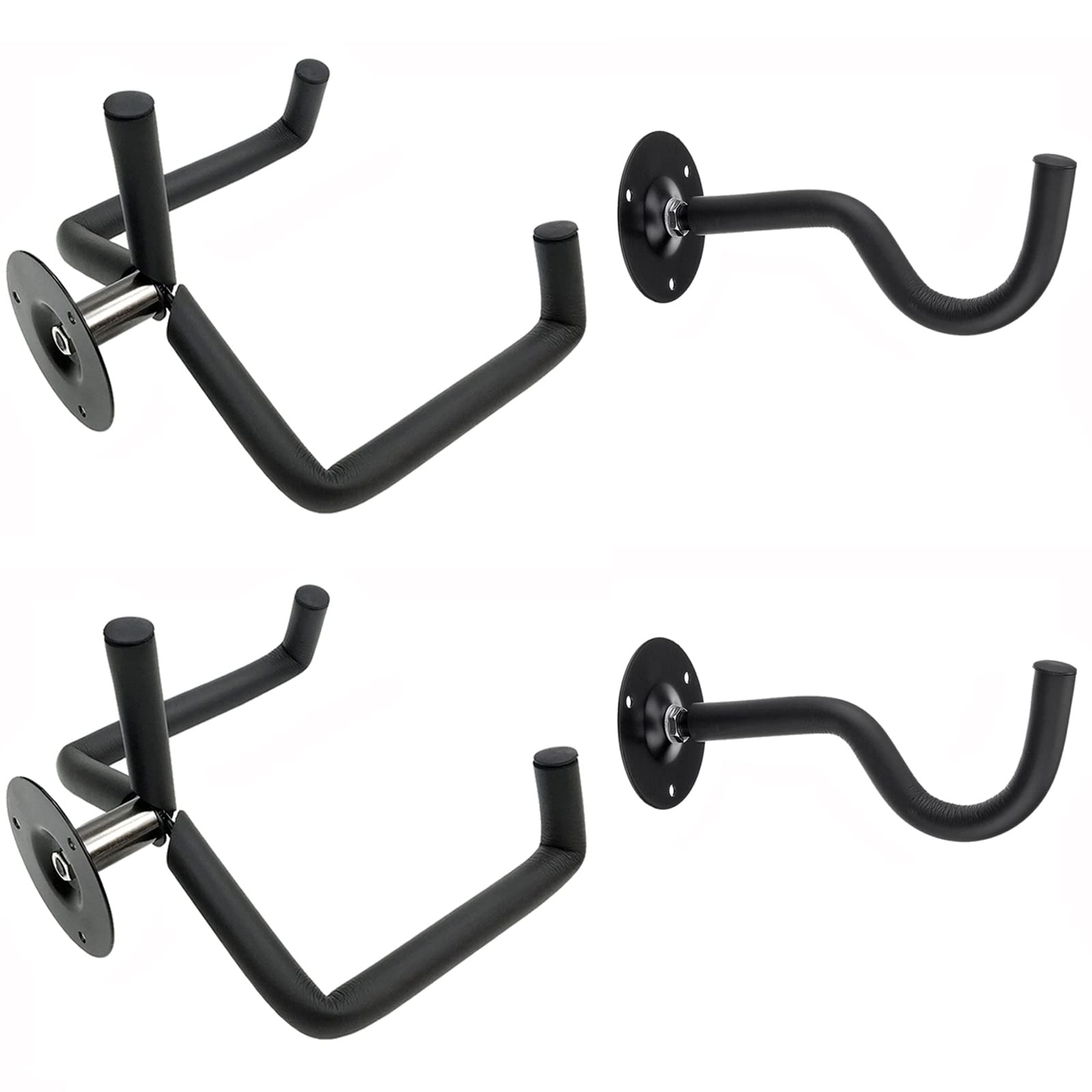 Buy now Guitar Wall Mount Acoustic Electric Classical Guitar, Ukulele, Banjo and Mandolin Wall Hanger Slat Wall Horizontal Guitar Holder Bass Stand Rack Hook (1 Pack) 2 packs at indiglob india