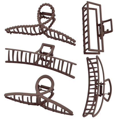 ANBALA Gold Hair Clips, Metal Large Claw Clips for Thick Hair Big Jaw Clips for Hair, Butterfly Hair Clips Hair Accessories for Women