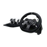 Buy now Logitech Driving Force G920 Steering Wheel and Pedals, 941-000123 (Steering Wheel and Pedals f/PC and Xbox One) (Renewed) at indiglob india
