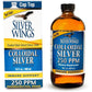 Natural Path Silver Wings Colloidal Silver Liquid - Enhanced Immune Support Supplement - 250ppm (1250mcg) - 2oz Dropper