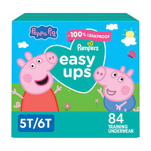 Buy now Pampers Training Pants - Easy Ups Girls & Boys - Size 3T-4T, 22 Count, Peppa Pig Underwear (Packaging May Vary) 5T-6T at indiglob india