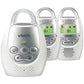 Buy now VTech Communications DM221 Audio Baby Monitor with up to 1,000 ft of Range, Vibrating Sound-Alert, Talk Back Intercom & Night Light Loop, White/Silver at indiglob india