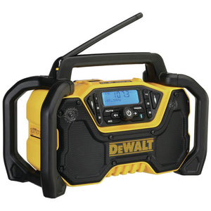 Buy now DEWALT 12V/20V MAX Portable Bluetooth Radio, Cordless, 100 ft Range, 3.5” Subwoofers, Jobsite (DCR028B) at indiglob india