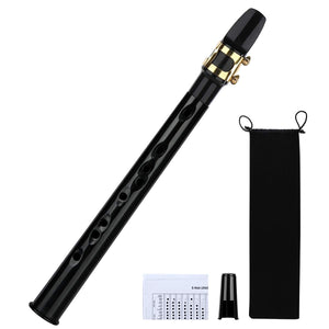 Buy now Pocket Saxophone Kit Mini Sax Portable Woodwind Instrument with Lid, Mouthpiece, Carrying Bag, Fingering Charts at indiglob india