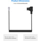 Neewer D-Tap to BMPCC 4K/6K Coiled Power Cable Compatible with Blackmagic Pocket Cinema Camera 4K/6K Gold Mount V Mount Battery Weipu 2 Pin Female to P Tap, 16 inches - 50 inches Length