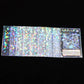 100pcs Broken Glass Gemstone Laser Flashing Card Film Holographic Idol Photo Sleeves Ultra Super Protector (61x88mm) - My Store