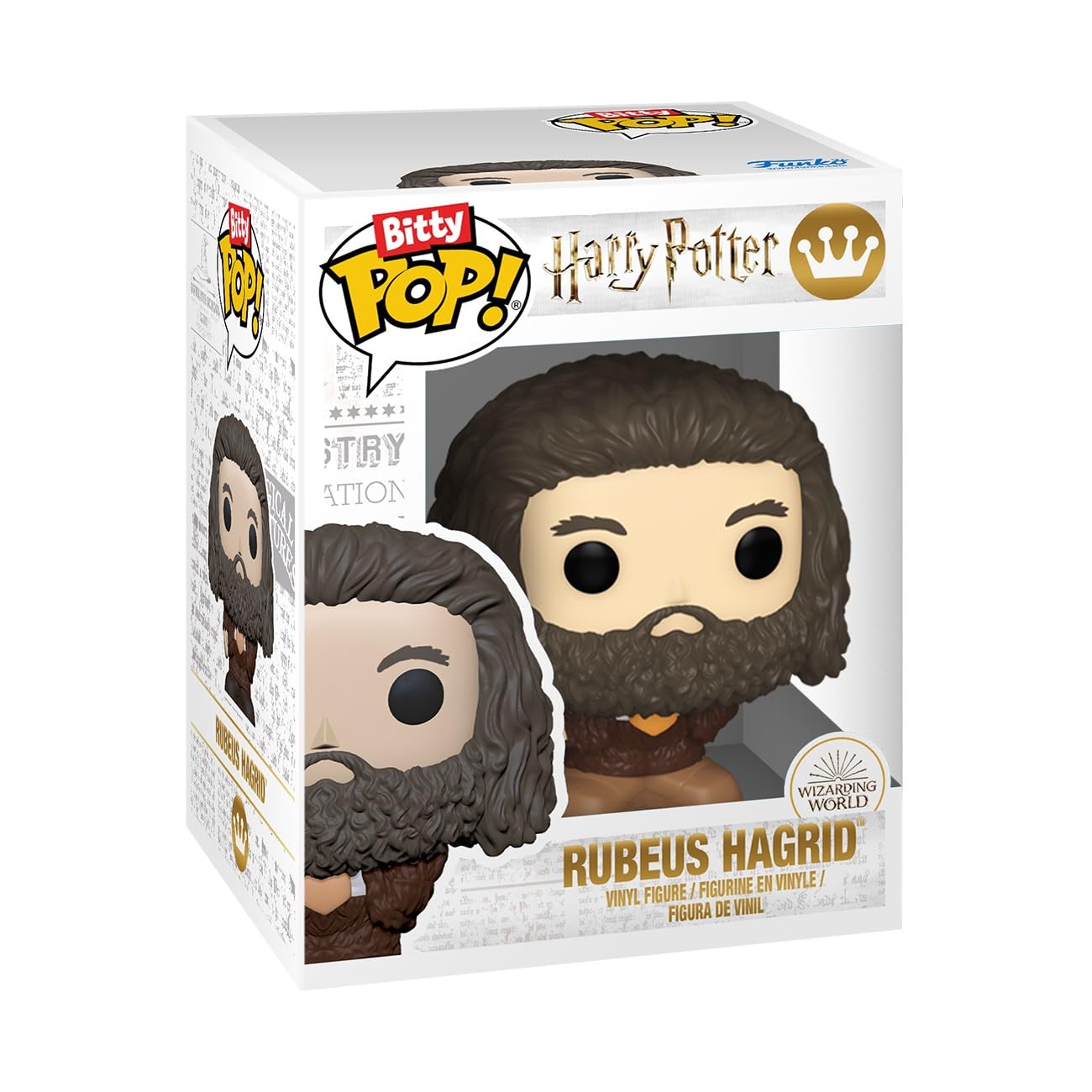 Buy now Funko Bitty POP HP GOF - Hagrid, 4-Pack and A Surprise Mystery Mini Figure - 0.9 Inch (2.2 Cm) - Harry Potter Collectable - Stackable Display Shelf Included - Gift Idea - Party Bags Stocking at indiglob india