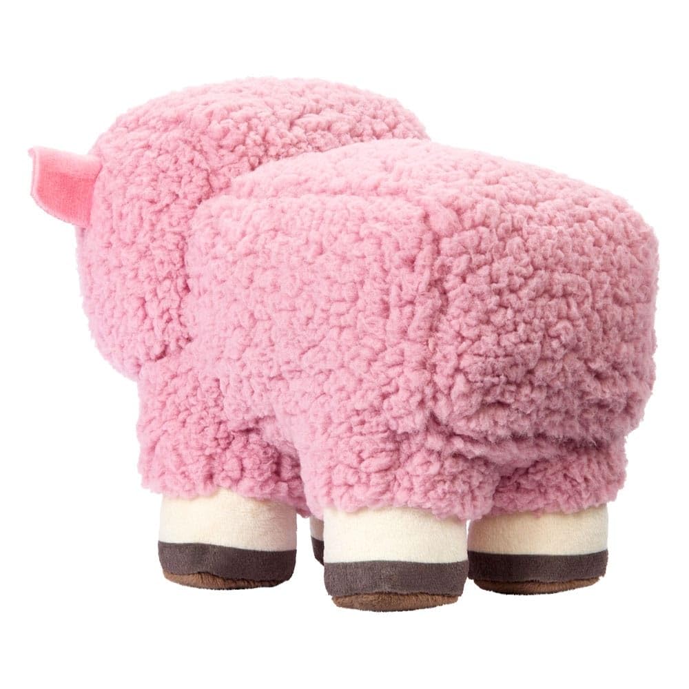 Buy now Minecraft Basic Plush Pink Sheep, 8-inch Collectible Soft Doll Inspired by The Movie Inspired by The Video Game at indiglob india