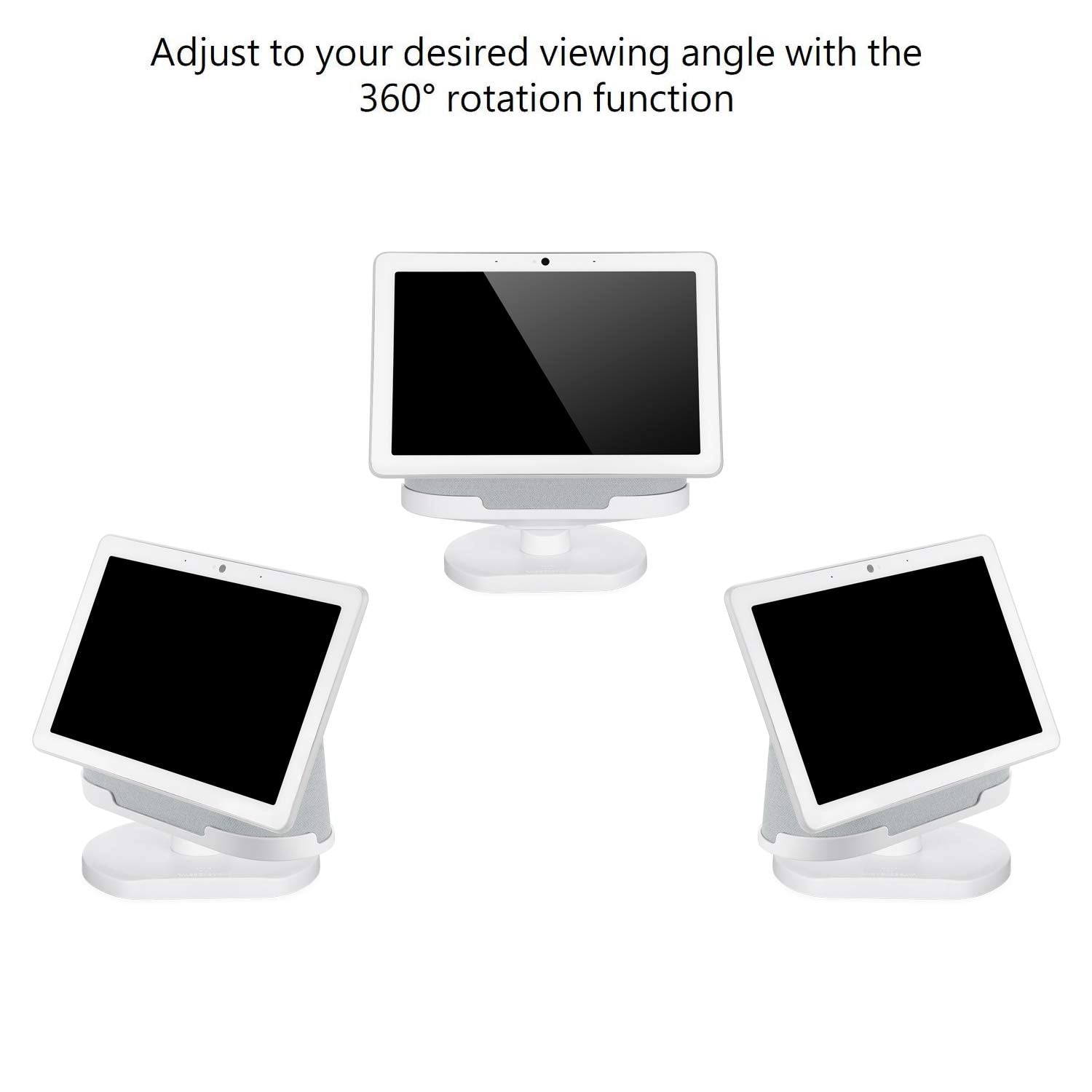 Buy now Wasserstein Adjustable Stand for Google Nest Hub Max (Chalk) at indiglob india