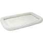 MidWest Homes for Pets QuietTime XXS Dog Bed – White Fleece Bolster, Ultra-Soft and Machine Washable, Fits 18-Inch Crates and Carriers, for Small Dogs and Cats