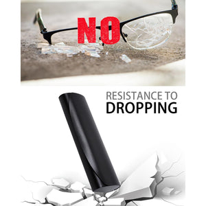 Philley Aluminum Ultra-Light Eyeglasses Case Hard Shell Nearsighted Glasses Case for Women & Men