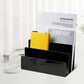Buy now Acrylic Desktop File Sorter Thick Cast Holder for Document Paper Letter Book Envelope Laptop Office File Organizer Stand Rack on Office Desktop (Black) at indiglob india