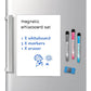 12” X 8”Whiteboard Magnetic Dry Erase Board Self Adhesive for Any Smooth Surface with New Stain Resistant Technology,Home Kitchen Fridge Shopping List and Office Notice Board - My Store