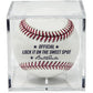 BallQube Baseball Display Case with Stand, UV Protection, Autograph Memorabilia Holder, Clear Cube for Official Size Ball - 6 Pack