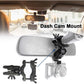 CALIDAKA Car Interior Holder Camera Bracket Auto Driving Universal Dash Cam Mount Dash Cam Mount Holder