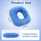 Ear Piercing Pillow for Side Sleeping Ear Pillows with Holes for Ear Pain Pressure Sore Relief Earring Cnh Nflammation Surgery Guard Pillow Headphone Sleepers Donut Cushion Adjustable Filling