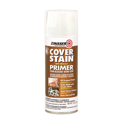 Buy now Zinsser 3608 Cover Stain Oil Base Primer Spray, 13 oz, White at indiglob india