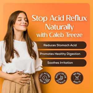 Stops Acid Reflux (8 oz) by Caleb Treeze: Old Amish Formula