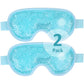 NEWGO Cooling Eye Mask for Puffy Eyes, Cold Eye Mask Eye Ice Pack for After Eyes Surgery, Tension Stress Relief, Itchy Eyes, Headaches, Dark Circles - Blue