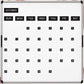50 Pcs Calendar Magnet Numbers for Whiteboard and Refrigerator, Magnetic Days of The Week and Months Magnetic Calendar Dates Indicators for Office (10.4 x 6.7 Inch)