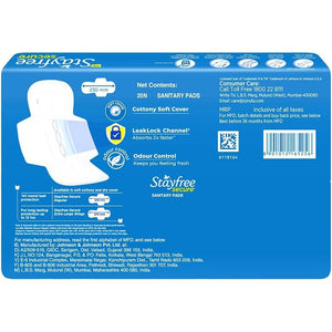 Stayfree Secure Cottony Wings (20 Count)