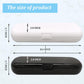 2 Pcs Electric Toothbrush Travel Case, Portable Travel Toothbrush Holder for Electric Toothbrush Set (White and Black)