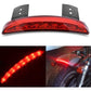 KATUR Motorcycle 8 LED Stop Chopped Fender Edge Running Brake Rear Tail Light Compatible with Harley Sportster XL 883N 1200N XL1200V XL1200X Red Light