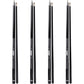 GSE Games & Sports Expert 58" 2-Piece Fiberglass Graphite Composite Billiard Pool Cue Sticks (Several Colors Available, Weight from 18oz, 19oz, 20oz, 21oz)