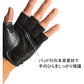 Harbinger Power Non-Wristwrap Workout Weightlifting Gloves with StretchBack Mesh and Leather Palm