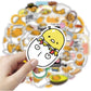 CHVISO 60PCS Japanese Lazy Egg Kawaii Stickers - Vinyl Waterproof Stickers for Kids, Teens, Adults - Laptop, Water Bottles, Skateboard, Guitar
