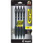 Pilot G2 Premium Gel Roller Pens, Fine Point 0.7 mm, Red Pens, Pack of 4 - Ideal for School, Journaling & Office Writing