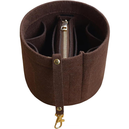 Soyizom Purse Organizer for Cannes Bag, Felt Bag Organizer Insert, Black