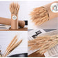 100 Pcs Dry Wheat Grass Bouquet Natural Wheat Dried Grasses Bundle Dried Wheat Length 45cm (Wheat) - My Store