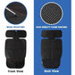 funbliss Car Seat Protector for Child Car Seat,Auto Seat Cover Mat for Under Carseat with Thickest Padding to Protect Leather & Fabric Upholstery,PVC Leather Reinforced Corners