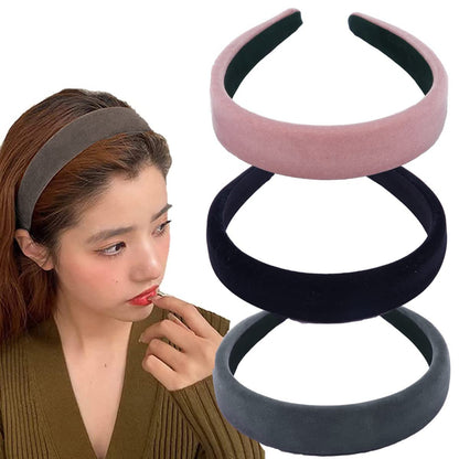 Velvet Wide Headbands for Women Soft Head Bands Diademas Para Mujer De Moda Hairbands for Women Girls Fashion No Slip Headband Hairbands Hair Accessories