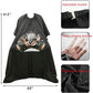 CM Barber Cape with Clear Window Salon Cape Hair Cutting Cover Hair Drape Waterproof Haircut Apron with Buckle for Barber Shop Salon Stylists Home DIY Hairdressing