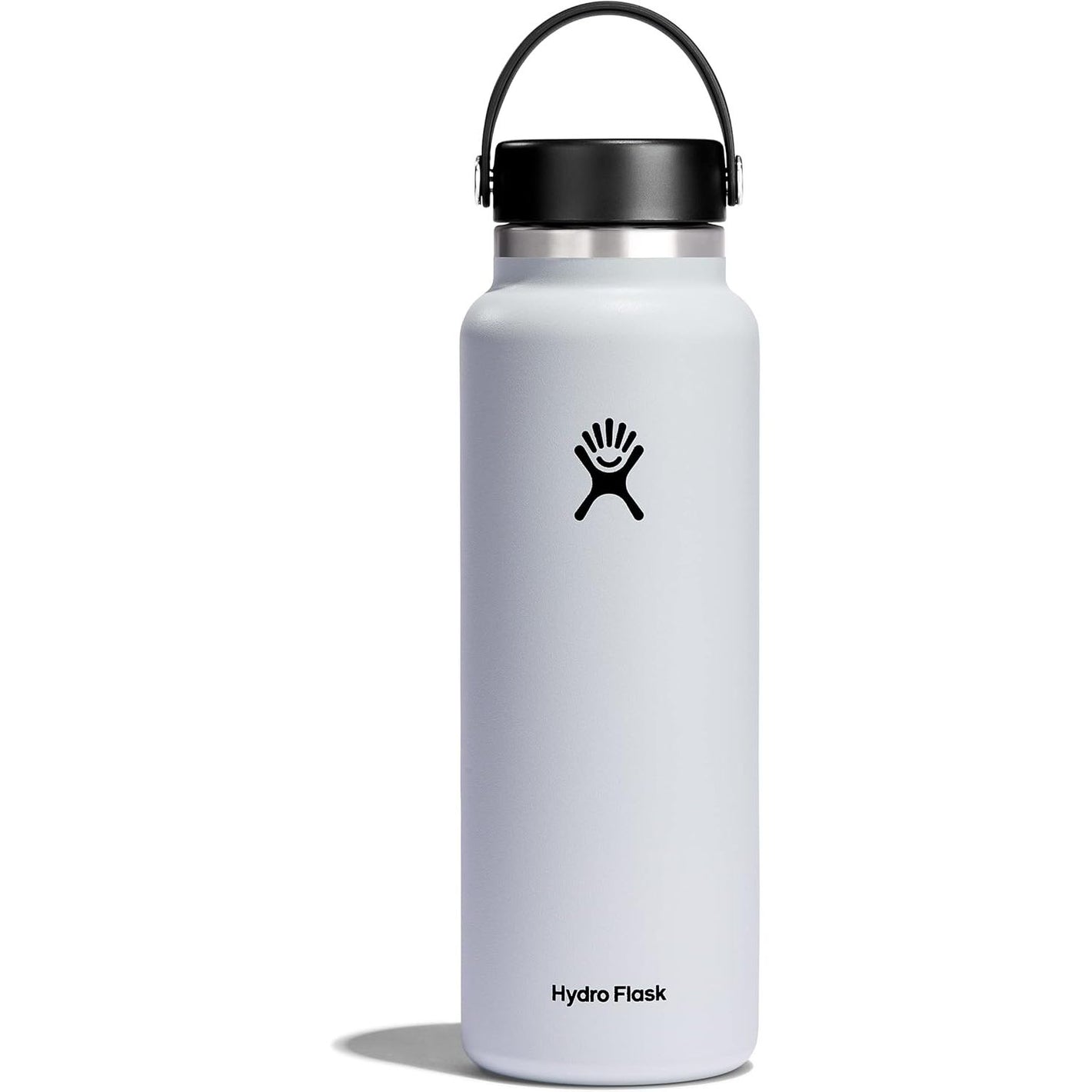 Hydro Flask Water Bottle - Insulated Stainless Steel - Wide Mouth Flex Lid, Non Spill, Leakproof and Refillable in 40 Oz