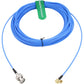 BNC to Microdot 10-32 50 Ohm RF Cable for Accelerometer Transducer Acoustic Vibration Test (2m, Straight)