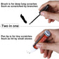 Black Car Touch Up Pen for Car Auto Touch Up Paint Automotive Paint Scratch Repair, Quickly Fix Rim Scratches Auto Scratch Remover (Black)